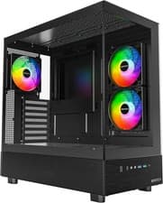 Image of Montech XR Mid ATX Gaming PC Case Midi Tower WIth 3x ARGB Fans Full Glass Panels