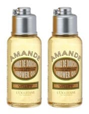 Image of L'Occitane Amande ALMOND Shower Oil Body Wash/Cleanser Duo: 2 x 75ml