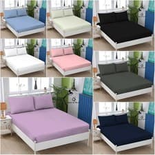 Image of Fitted Sheet Extra Deep Thermal Flannel Soft Brushed Cotton Single Double King