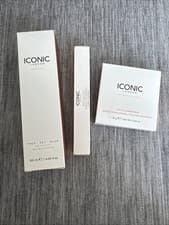 Image of Iconic London Bundle X3 Items Setting Mist & Mascara & Baked Highlighter NEW