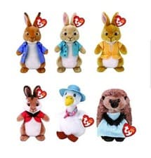Image of Ty Peter Rabbit Plush 2018 Range - Brand New - Peter Rabbit & Friends