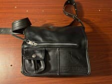 Image of TRUE RELIGION CLASSIC MESSENGER BAG, BLACK