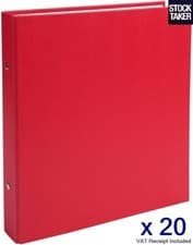 Image of Exacompta Ring Binder A5+ for 17 x 22cm Documents 103mm Ring Spacing - Box of 20