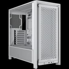 Image of Corsair Frame 4000D Series Mid Tower PC Case - White