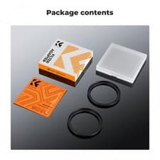Image of K&F Concept, Black Filter Adapter Ring, 49-58mm step up ring, Cleaning Cloth