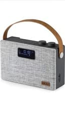 Image of Radio Akai A61029 Portable FM/DAB Radio with Bluetooth, 5 W Speaker, Grey