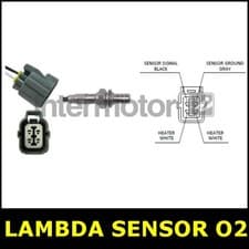 Image of Lambda Sensor O2 After CAT Fits HONDA HR-V PRELUDE Grey I V 1.6 2.0 BB GH C8F0