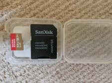 Image of SanDisk Extreme 64GB SDXC 10-Class U3 V30 UHS-I Memory Card with Adapter