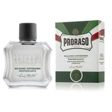 Image of PRORASO Aftershave BALM | Menthol and Eucalyptus | 100ml GREEN Bottle