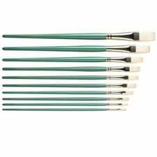 Image of Pro Arte High Quality Hog Brushes, Long Flat - All Sizes