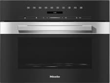 Image of Miele built in 45cm high microwave M7240TC clean steel finish