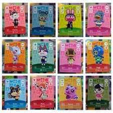 Image of Animal Crossing Amiibo Card Series 1 & 2 Nintendo UK Version Official & Unused