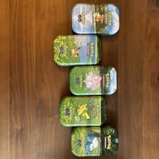 Image of Pokémon TCG Pokémon GO Mini Tins Set Of 5 New & Sealed