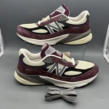 Image of New Balance 990v6 Men’s 10 Casual Sneakers Dark Ember Made in USA Casual Shoes