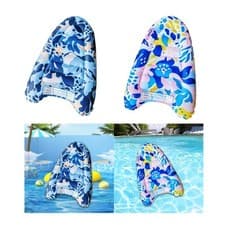 Image of Inflatable Surfboard Pool Raft Lightweight Floating Surf Mat Slip Slide