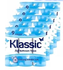 Image of Toilet Tissue Rolls soft Unscented - 3 Ply 5 x 9 pack 45 rolls in total.
