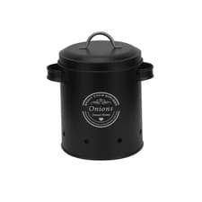 Image of Vintage Metal Kitchen Canister Set for Food Storage