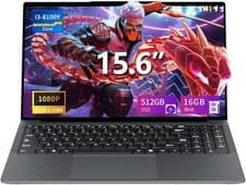 Image of Laptop 15.6 inch, Core i3-8100Y Processor 16GB RAM 512GB SSD, Win 11 Pro FHD