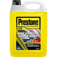 Image of Prestone Max Visibility Screen Wash 5L 5 Litre Ready To Use -10C Winter