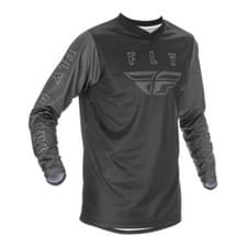 Image of Fly Racing F-16 Youth MX Jersey Kids Off-Road Top Black Grey