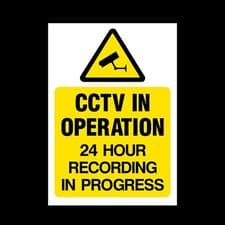 Image of CCTV In Operation - Rigid Plastic Sign OR Sticker - All Sizes A5 A4 (MISC15)