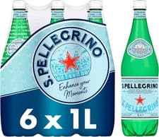 Image of San Pellegrino Sparkling Natural Mineral Water (6x1L) Best Price Uk Seller