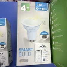 Image of 4lite WiZ Connected Smart Light Bulb GU10 Warm White 350 Lumens