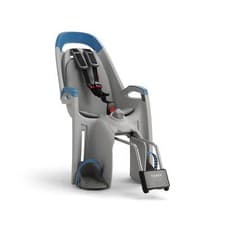 Image of HAMAX AMAZE CHILD BIKE SEAT W/LOCKABLE BRACKET LIGHT GREY W/PETROL BLUE - FRAME
