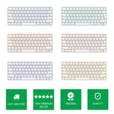 Image of Genuine Apple Wireless Magic Keyboard With Touch ID A2449 QWERTY UK - All Colour
