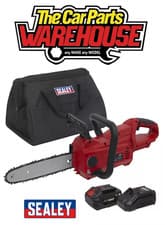 Image of Sealey CP20VCHSKIT1 Cordless Chainsaw 25cm 20V 4Ah SV20 Series Kit