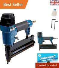 Image of 18 Gauge Air Nailer Stapler – 50mm Pneumatic Staple Gun for Robust Upholstery