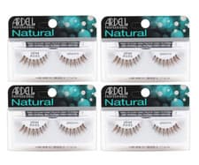 Image of 4 PACK ARDELL NATURAL FALSE EYE LASHES  - DEMI PIXIES BROWN