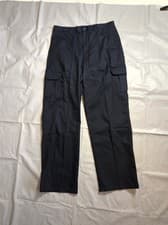Image of BNWOT Size 34R Absolute Apparel Premium Workwear AA75 Cargo Trousers Navy
