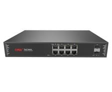 Image of 10 Port Gigabit PoE Switch 130W 250W Uplink Gigabit SFP Fiber Slot Ports 20Gbps
