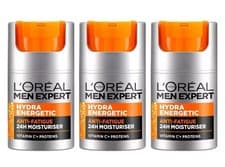 Image of L'Oreal Men Expert HYDRA ENERGETIC Moisturiser, 3 x 50ml