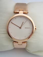 Image of DKNY WATCH WOMENS EASTSIDE NY2711 GOLD STAINLESS STEEL BRACELET CRYSTALS GENUINE