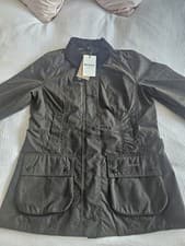 Image of Barbour Classic Beadnell Waxed Jacket In Olive BNWT cost £269 100% genuine