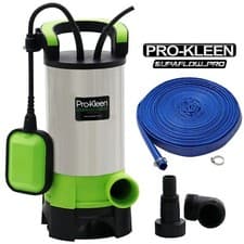 Image of Submersible Water Pump Electric 1100W Dirty Clean Pond Pool Well Flood 25m Hose