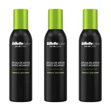 Image of 3 x GILLETTE LABS SKINCARE QUICK RINSE SHAVING FOAM 240ml FOR MEN