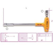 Image of Beta Tools 941 Hexagon/Bi-hex Socket Wrenches With High Torque Handles