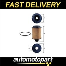 Image of Mahle Oil Filter OX553D 55206816 55207208 55214974 6000626024 6001073121 New