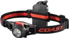 Image of COAST LED 250 Lumens 95m Range 2 mode Focusing Head Torch Recharge HL7R