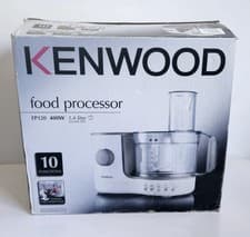 Image of Kenwood Food Processor FP120A in White and Grey - Brand New