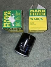 Image of MANN FILTER OIL FILTER 1 Pack Service Car Part 501600049