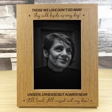Image of Memorial 7x5 Photo Frame Mum Dad Nan Grandad Nanny Auntie Memorial Gift Keepsake