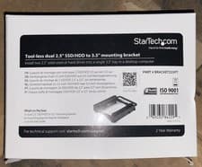 Image of StarTech Dual 2.5" SSD/HDD Mounting Bracket For 3.5" Drive Bay Tool-Less