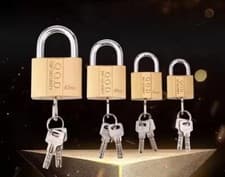 Image of ALL SIZES HEAVY DUTY ANTI RUST PADLOCK SECURITY SHACKLE LOCK H-QUALITY STEEL