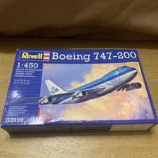 Image of Revell Boeing 747-200 KLM Airline 1/450 Scale Plane 03999 Plastic Model Kit