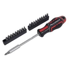 Image of Sealey Premier AK4329 21 Piece Screwdriver & Bit Set - Slot, PH, PZ, Torx & Hex