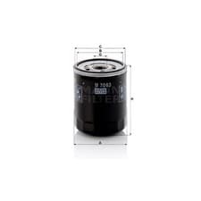 Image of MANN W7063 Oil Filter Fits Citroën Relay 2.2 BlueHDi 140 2.2 BlueHDi 165